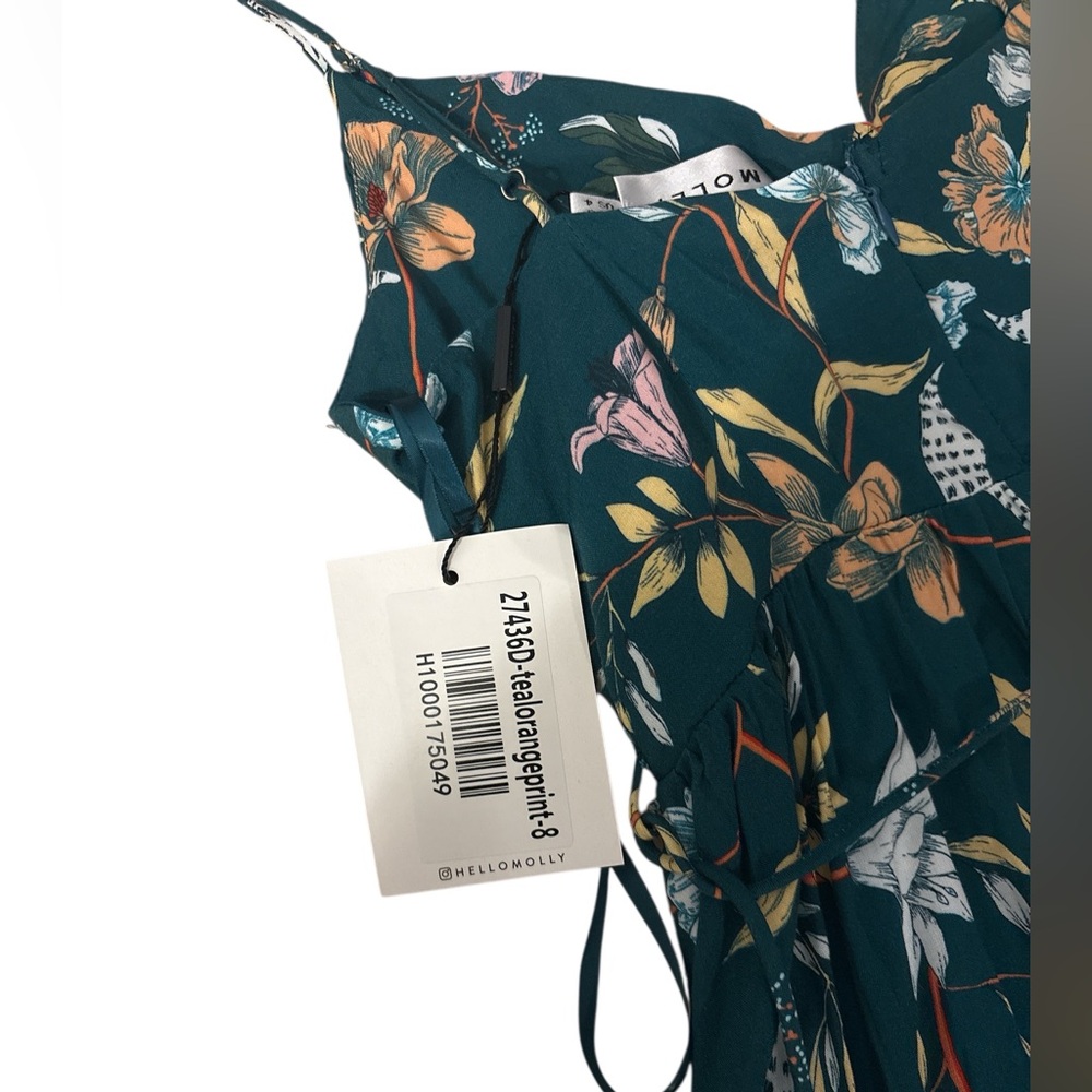 Hello Molly Lady Like You MIDI Dress In Teal - Picture 3 of 6